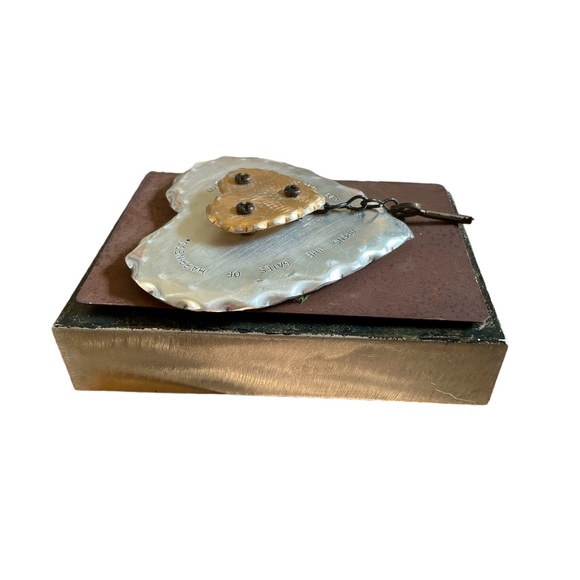 STEAMPUNK➕Metal Heart & Key - Picture 4 of 4